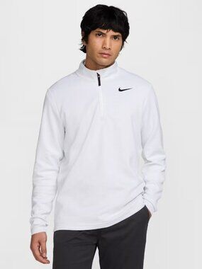 Nike Victory Dri-FIT 1/2 Zip Golf Top Pullover White FZ7462-100 Men's Size XL